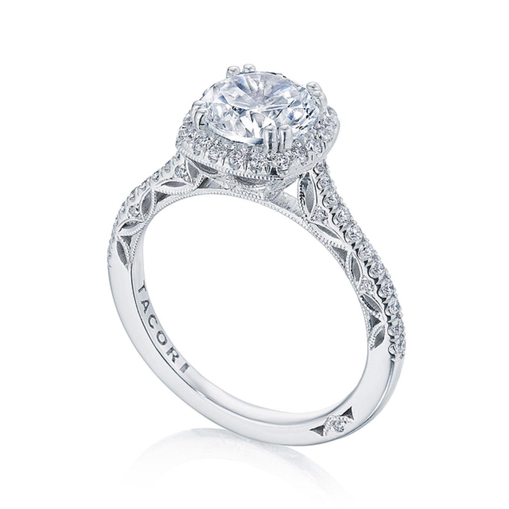 Tacori Dantela Cathedral Bloom Engagement Ring