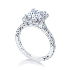 Tacori Dantela Cathedral Bloom Engagement Ring