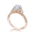 Tacori Dantela Cadillac Three Stone Bloom Engagement Ring