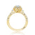 Tacori Dantela Cadillac Three Stone Bloom Engagement Ring