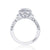 Tacori Dantela Cadillac Three Stone Bloom Engagement Ring