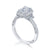 Tacori Dantela Cadillac Three Stone Bloom Engagement Ring