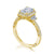 Tacori Dantela Cadillac Three Stone Bloom Engagement Ring