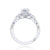 Tacori Dantela Pear Side Stone Engagement Ring
