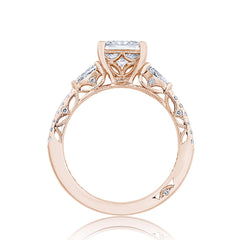 Tacori Dantela Pear Side Stone Engagement Ring