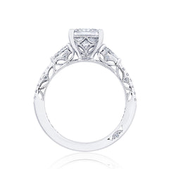 Tacori Dantela Pear Side Stone Engagement Ring