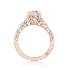 Tacori Dantela Pear Side Stone Engagement Ring