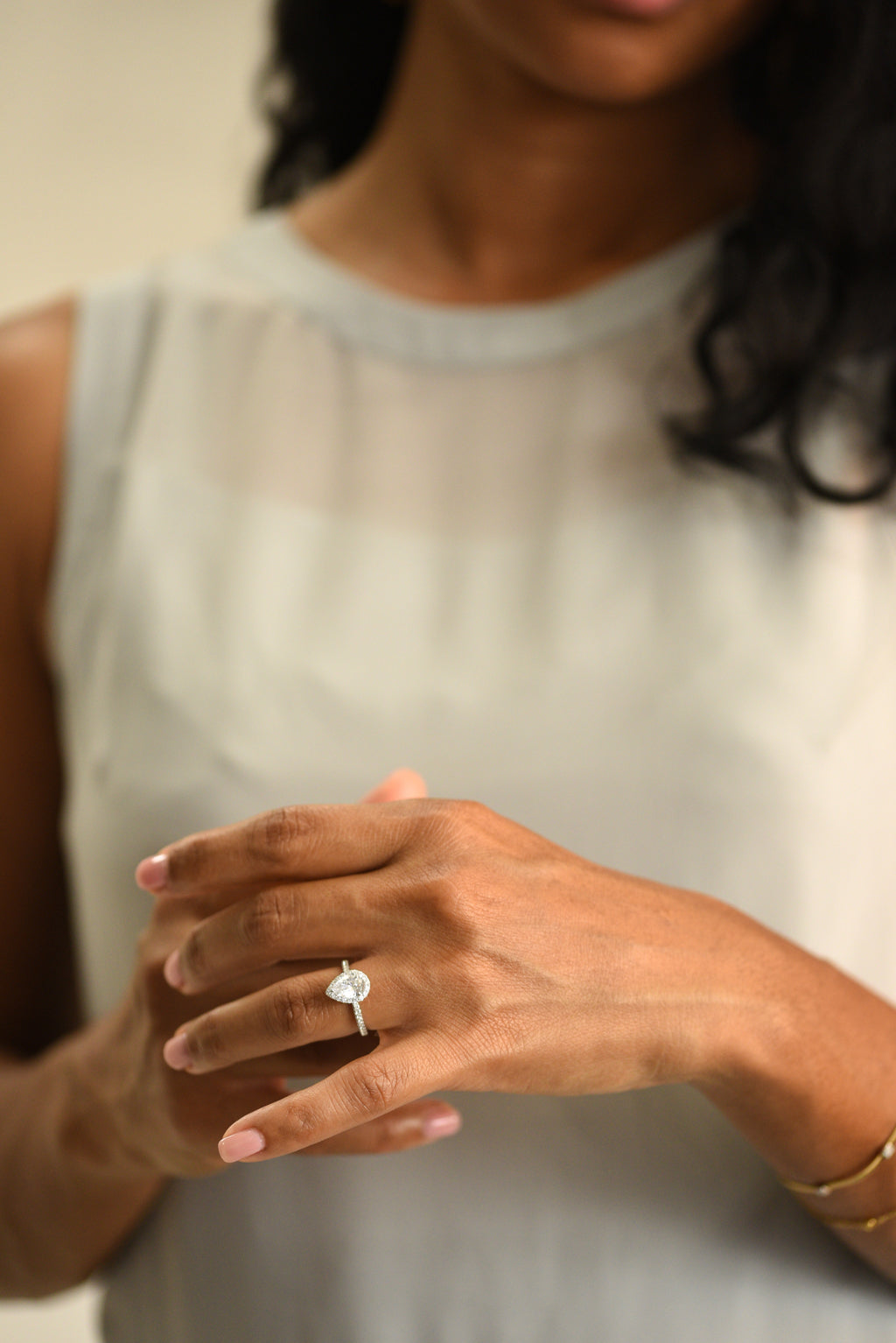 The Halo Pavé Engagement Ring