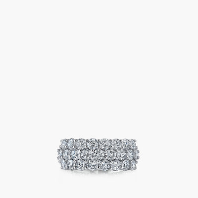 Three Row Round Diamond Band - Private Label product