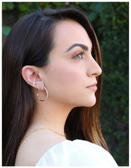 Carbon &amp; Hyde Diamond Split Cuff Earring