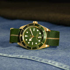 TUDOR Black Bay 58 18k with 39mm Yellow Gold Case and Brown Alligator Bracelet