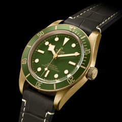TUDOR Black Bay 58 18k with 39mm Yellow Gold Case and Brown Alligator Bracelet
