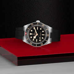 TUDOR Black Bay 58 with 39mm Steel Case on Rubber Strap