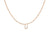 EF Collection Diamond Initial Charm in Yellow gold