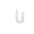 EF Collection Diamond Initial Charm in Yellow gold