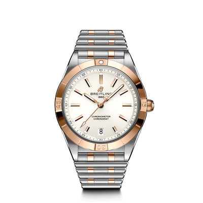 Breitling Chronomat 36 in Steel and Gold With White Dial - Breitling product