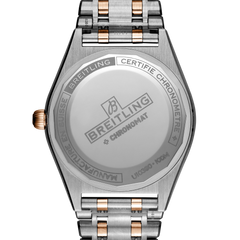 Breitling Chronomat 36 in Steel and Gold With White Dial