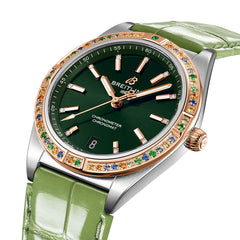 Chronomat South Sea Automatic 36 on Strap - Green