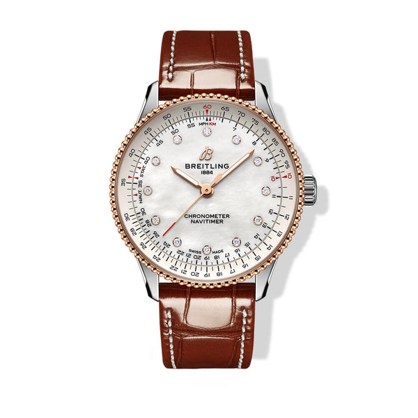 Breitling Navitimer Automatic Mother of Pearl Dial - 36MM