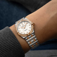 Breitling Chronomat 28 Mother-of-Pearl Dial with Two-Tone Rouleaux Bracelet