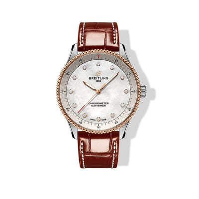 Breitling Navitimer Two-Tone on Strap - 32mm - Breitling product