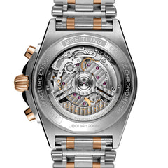 Breitling Chronomat B01 42 Watch Two-Tone Green Chronograph Dial — 42mm