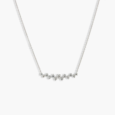 U Bar Alternating Diamond Necklace - Private Label product