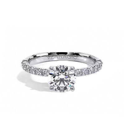 Verragio Renaissance Round Half Pave Engagement Ring Setting - Verragio product