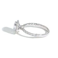 Verragio Renaissance Round Diamond Cushion Halo Setting