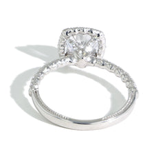 Verragio Renaissance Round Diamond Cushion Halo Setting