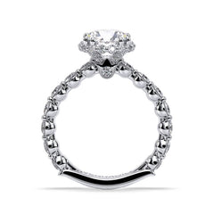 Verragio Renaissance Round Stardust Halo Engagement Ring Setting