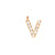 EF Collection Diamond Initial Charm in Yellow gold