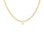 EF Collection Diamond Initial Charm in Yellow gold