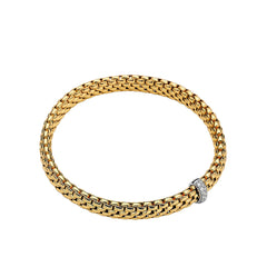 Fope Vendome Yellow Gold Diamond Bracelet