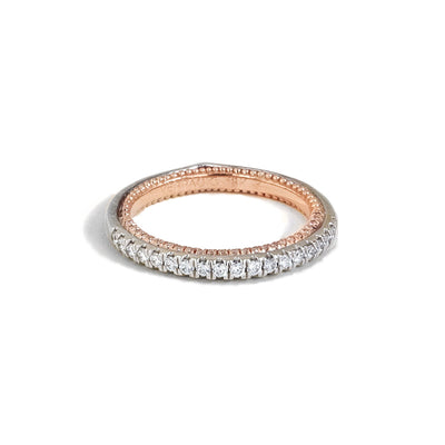 Verragio Couture Two Tone Gold Diamond Wedding Band - Verragio product