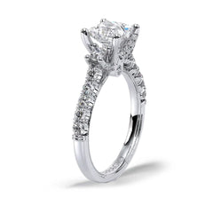 Verragio Renaissance Three-Stone Princess Engagement Ring Setting