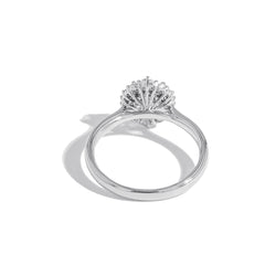 The Oval Vintage Engagement Ring in Rose Gold