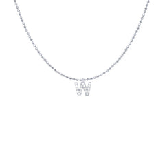 EF Collection Diamond Initial Charm in Yellow gold