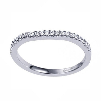 Gabriel & Co. White Gold Pave Wedding Band - Gabriel & Co. product