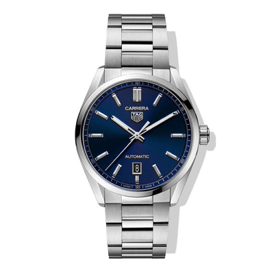 TAG Heuer Carrera Calibre 5 Three Hand Blue - 39mm - Tag Heuer product