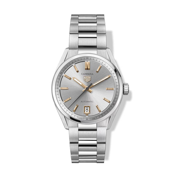 TAG HEUER Carrera Date Hammered Grey - 36mm