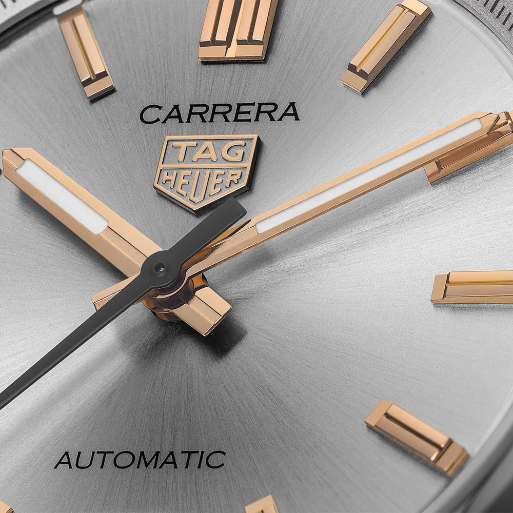 TAG HEUER Carrera Date Hammered Grey - 36mm