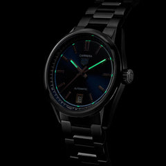 TAG HEUER Carrera Date Hammered Grey - 36mm