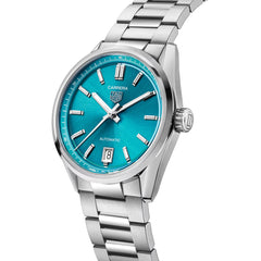TAG Heuer Carrera Date Watch Turquoise Dial  - 36mm