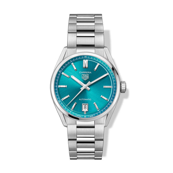 TAG Heuer Carrera Date Watch Turquoise Dial  - 36mm