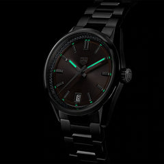 TAG HEUER Carrera Date Hammered Grey - 36mm