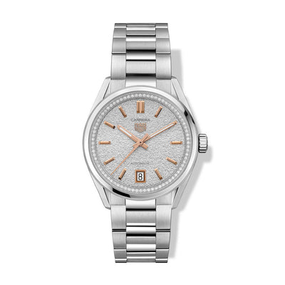 TAG HEUER Carrera Date Hammered Grey - 36mm - Tag Heuer product