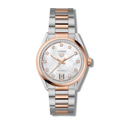 TAG Heuer Carrera Date Steel and Gold with Diamonds - 36mm
