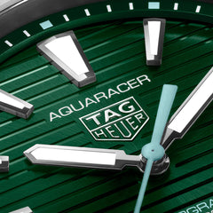 TAG Heuer Aquaracer Green Solargraph 200 Watch - 40mm