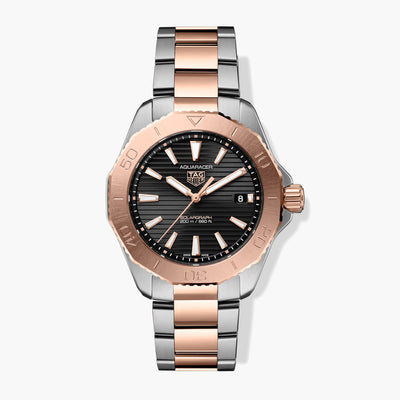 TAG Heuer Aquaracer Professional 200 Rose Two-Tone Solargraph - 40mm - Tag Heuer product